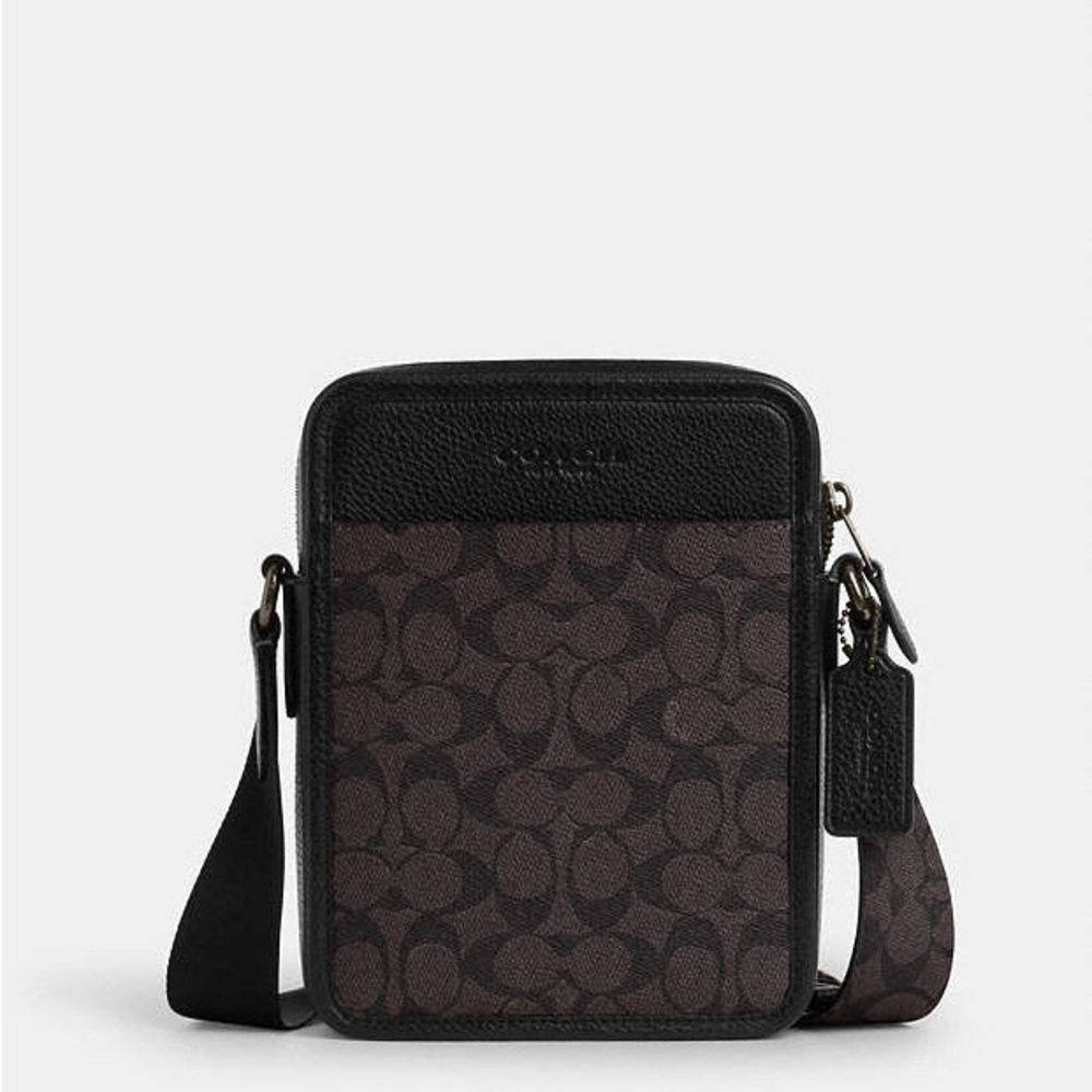 Coach Black and Brown Crossbody Bag